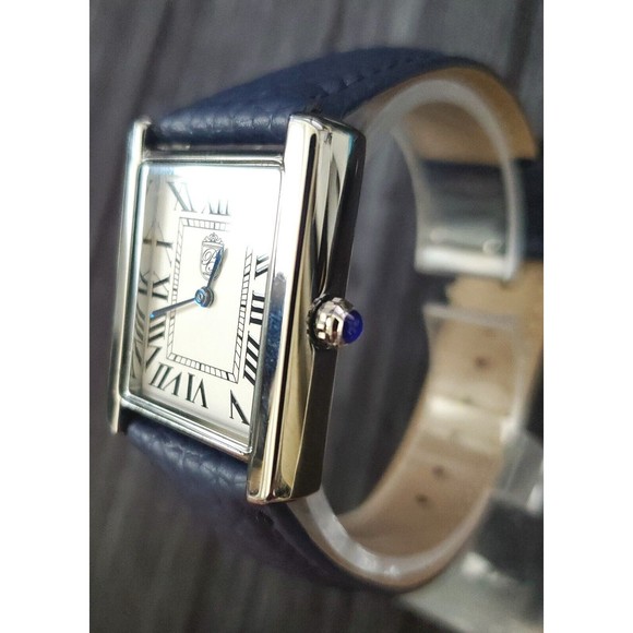Classic Pierre Lucerne 1888 Swiss Inspired Mens Iconic Designer Tank Dress Watch - Picture 3 of 12